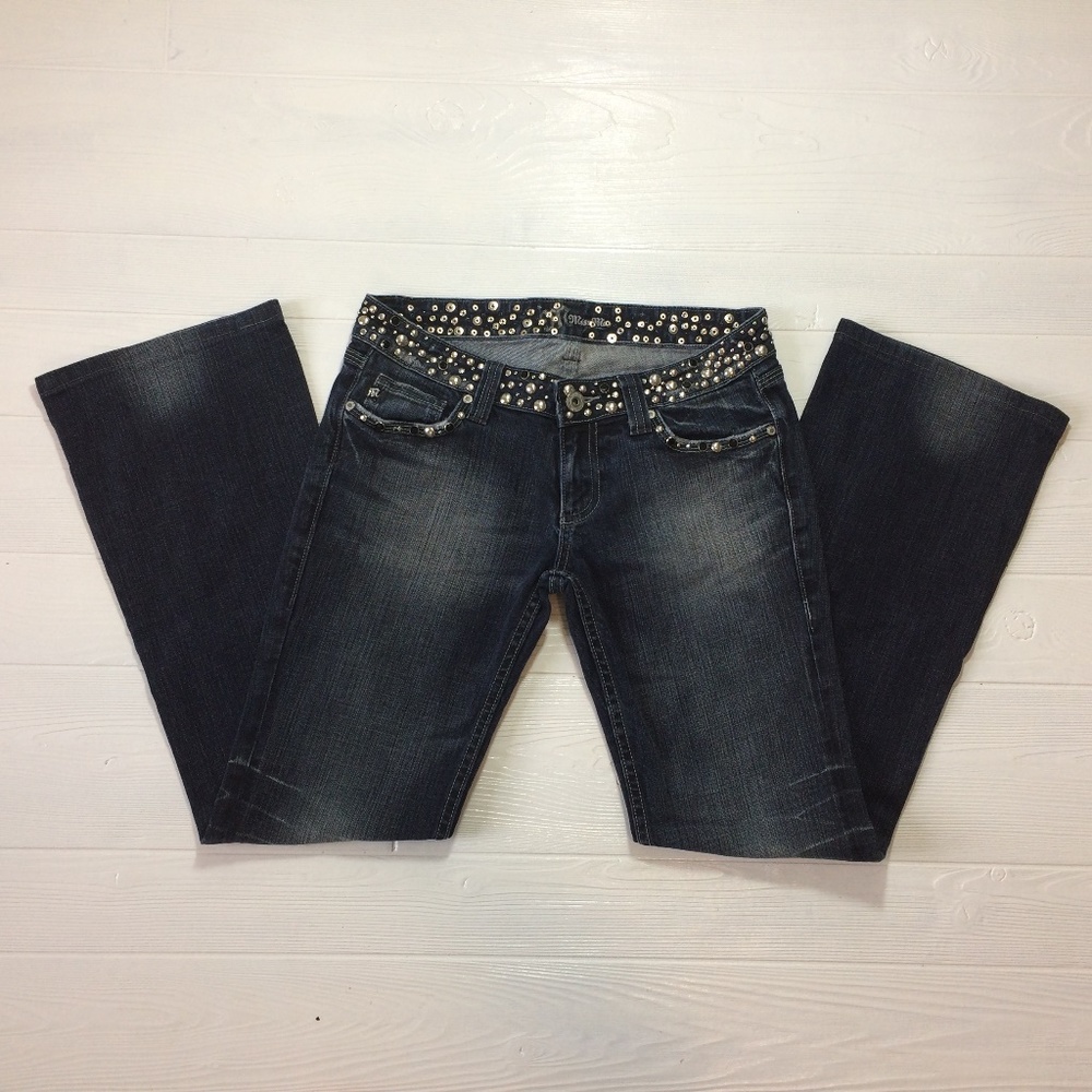 MISS ME Dark Wash Studded Jeans Denim Size 29